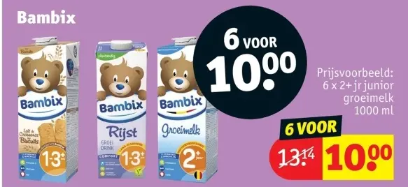 Promotie: Bambix groeimelk