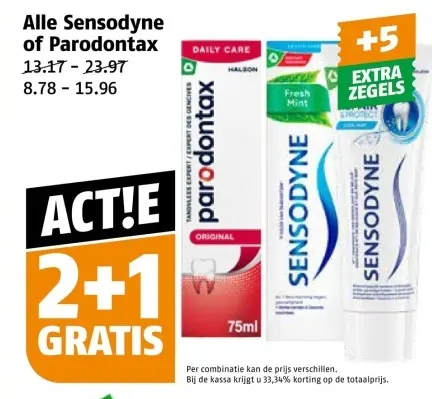 Aanbieding: Sensodyne of Parodontax