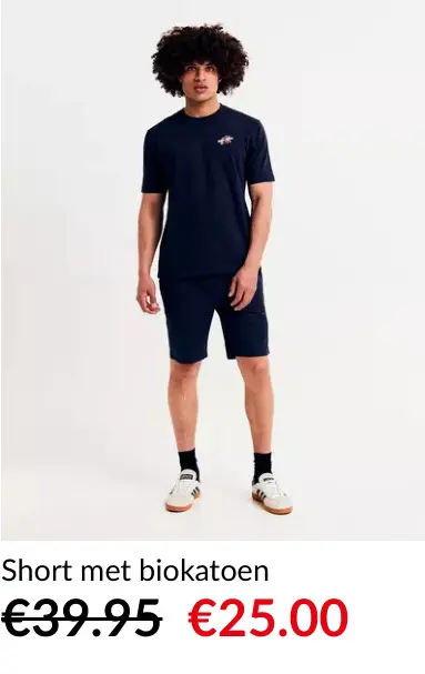 Promotie: Short met biokatoen
