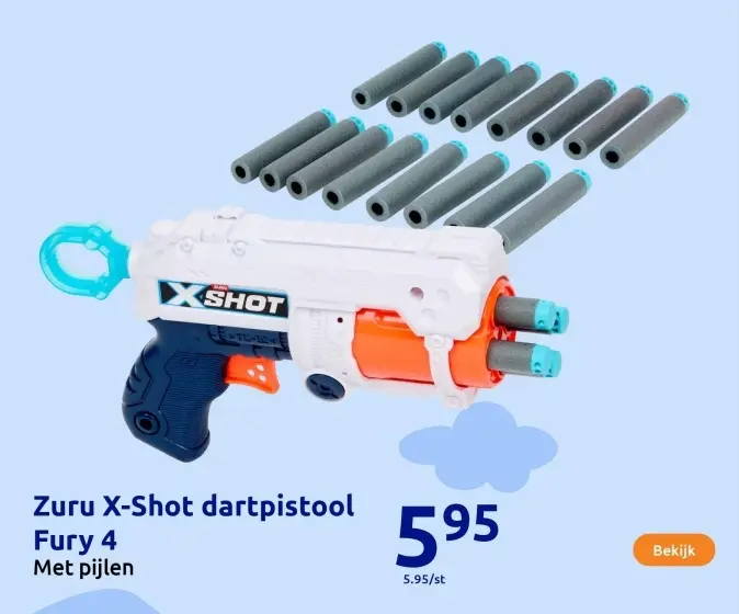 Aanbieding: X-Shot dartpistool Fury 4