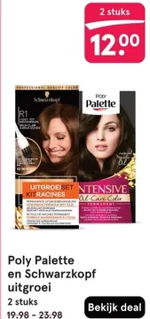 Aanbieding: Poly Palette en Schwarzkopf uitgroei