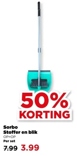 Sorbo Stoffer en blik