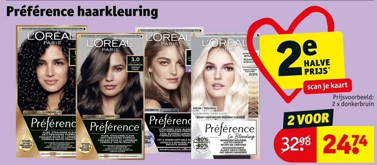 Promotie: Préférence haarkleuring