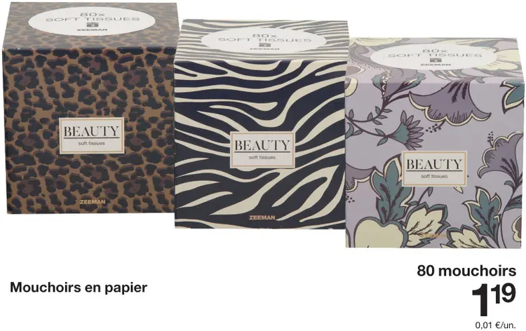 Offre: Mouchoirs en papier