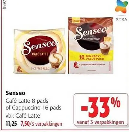 Promotie: Senseo Café Latte or Cappuccino