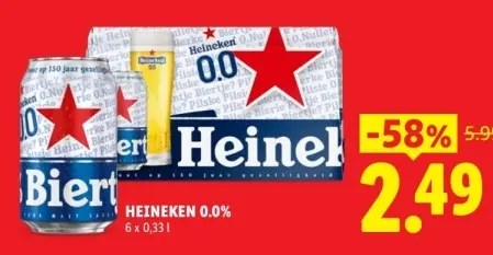 Aanbieding: Heineken 0.0%