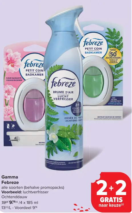 Aanbieding: Febreze luchtverfrisser Ochtenddauw