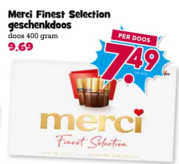 Aanbieding: Merci Finest Selection geschenkdoos