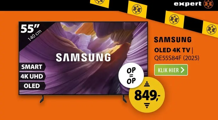 Aanbieding: Samsung OLED 4K 55S84F (2025)
