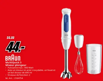 Offre: MultiQuick 3 Mixeur plongeur