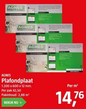 Aanbieding: Plafondplaat