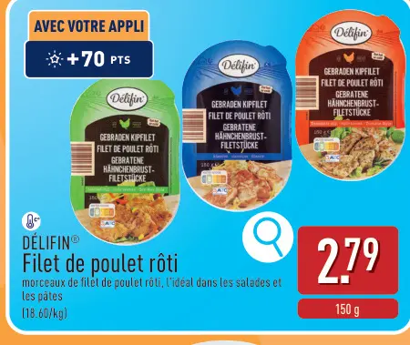 Offre: Filet de poulet rôti