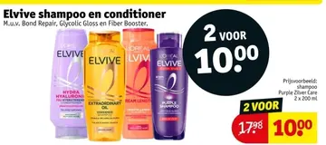 Aanbieding: Elvive shampoo en conditioner