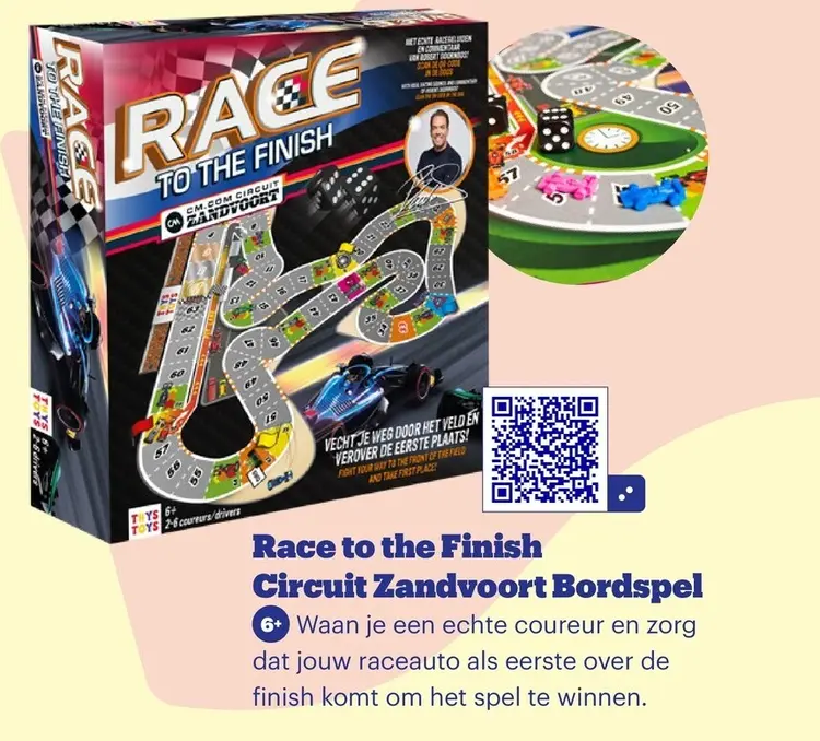 Promotie: Race to the Finish Circuit Zandvoort Bordspel
