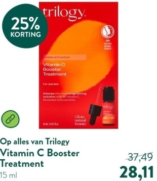 Aanbieding: Trilogy Vitamin C Booster Treatment - 15ml