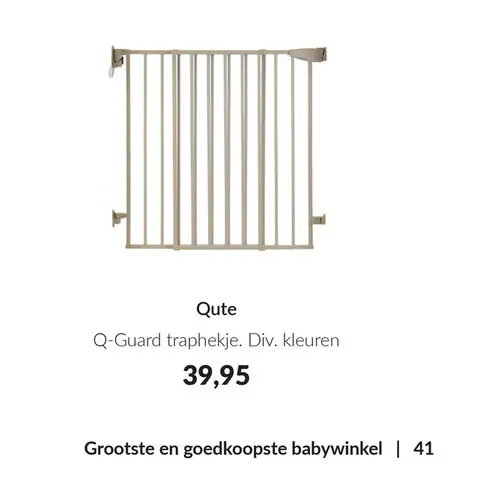 Aanbieding: Q-Guard traphekje