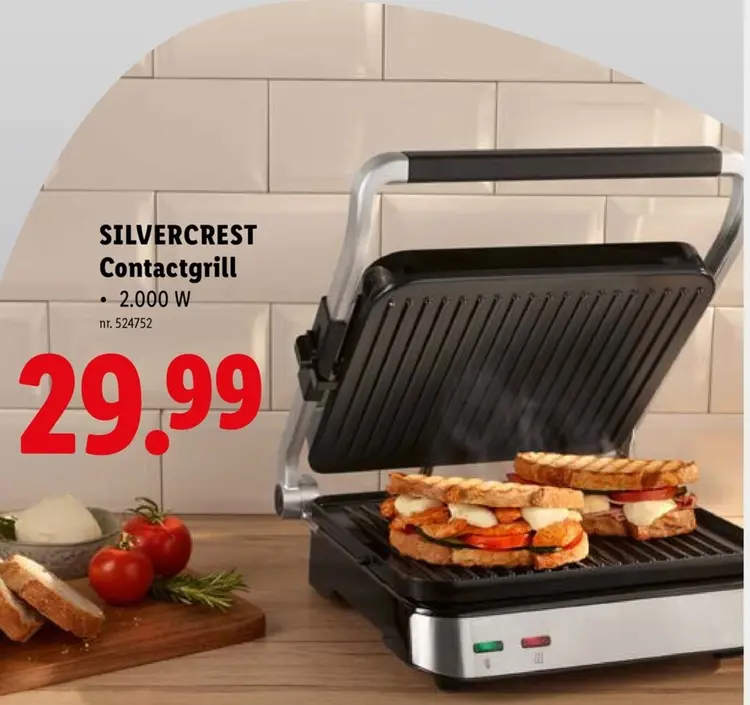 Promotie: SILVERCREST Contactgrill