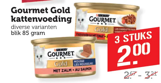 Aanbieding: Gourmet Gold kattenvoeding