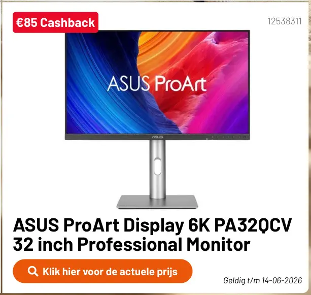 Promotie: ASUS ProArt Display 6K PA320CV