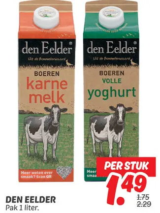 Aanbieding: karne melk yoghurt