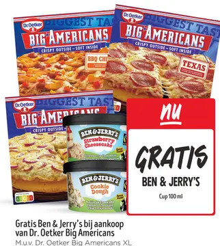Aanbieding: gratis Ben & Jerry's