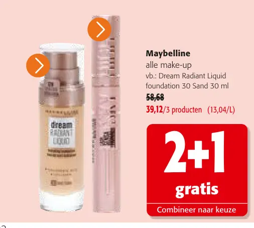 Promotie: alle make-up
