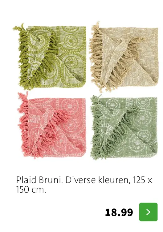 Aanbieding: Plaid Bruni