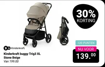 Aanbieding: Kinderkraft buggy Trig3 XL