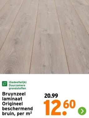 Aanbieding: Bruynzeel laminaat Origineel beschermend bruin