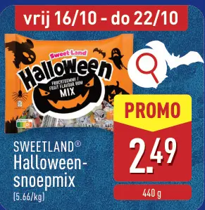 Promotie: SWEETLAND® Halloween-snoepmix