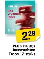 Aanbieding: PLUS Fruitijs bosvruchten