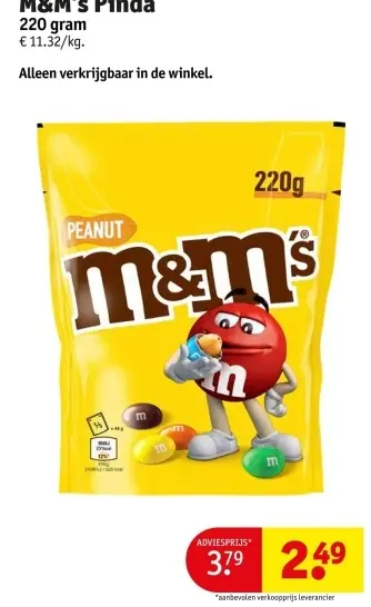 Promotie: M&M'S Pinda