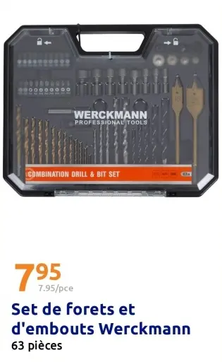 Offre: Set de forets et d'embouts