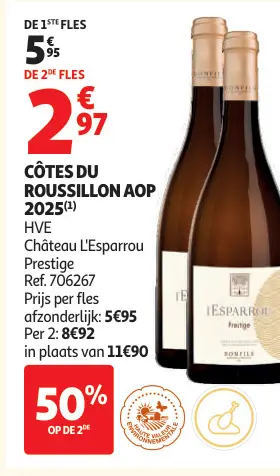Promotie: Château L'Esparrou Côtes du Roussillon AOP Château L'Esparrou Prestige