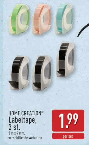 Promotie: Labeltape