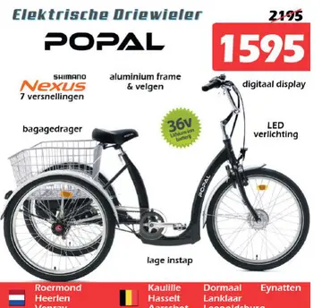 Aanbieding: Elektrische Driewieler