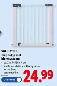 Promotie: Traphekje met klemsysteem