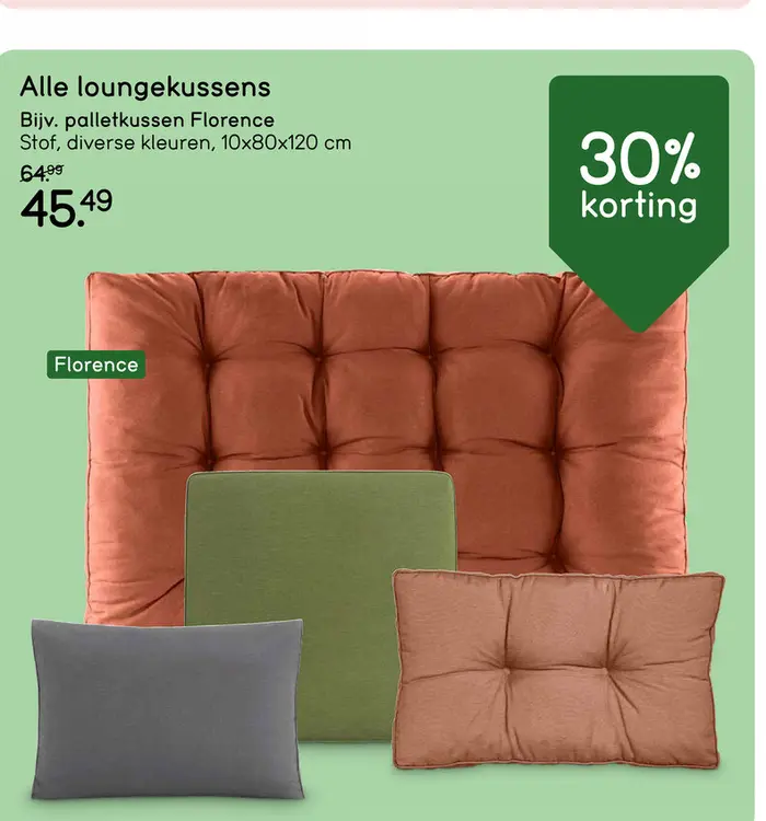 Aanbieding: Alle loungekussens