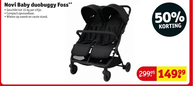 Aanbieding: Novi Baby duobuggy Foss