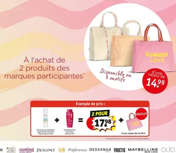 Offre: Brume de sur-maquillage Super UV FPS 50