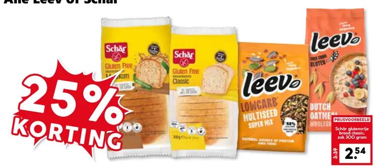 Aanbieding: Schär glutenvrije brood classic