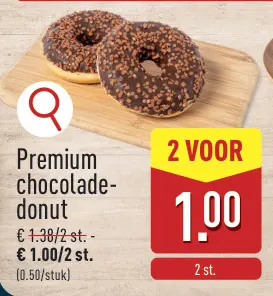 Aanbieding: Premium chocolade-donut