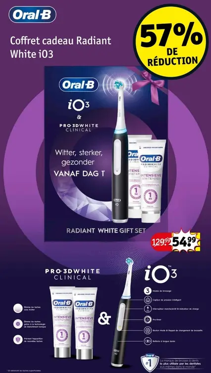 Offre: Coffret cadeau Radiant White iO3