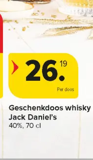 Aanbieding: Geschenkdoos whisky