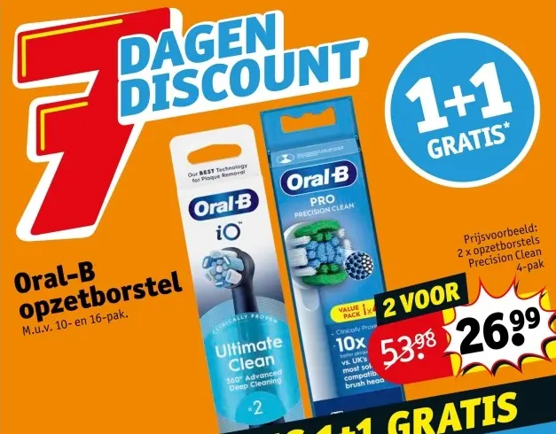 Aanbieding: Oral-B opzetborstel