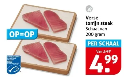 Verse tonijn steak