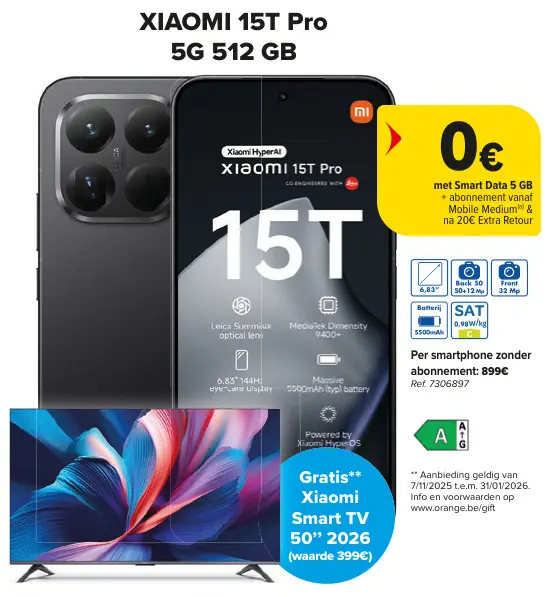 Promotie: XIAOMI 15T Pro 5G 512 GB
