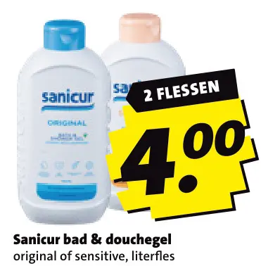 Aanbieding: Sanicur bad & douchegel