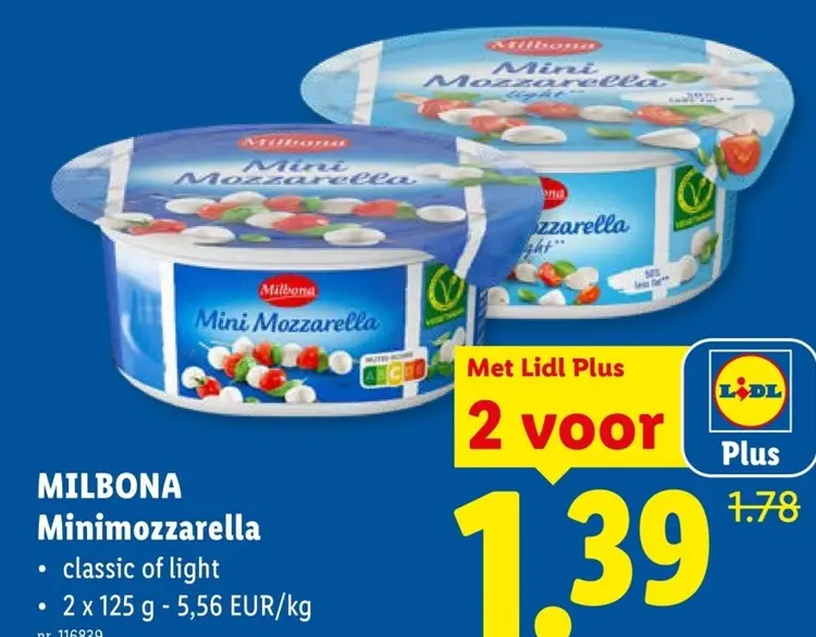 Promotie: Minimozzarella