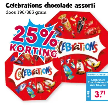 Aanbieding: Celebrations chocolade assorti